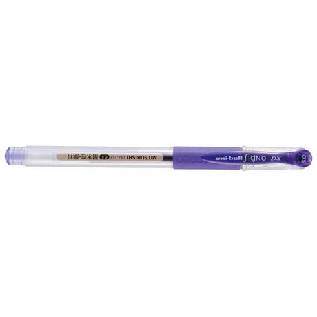 Uni-ball Signo DX 0.5mm Capped Rollerball Violet UM-151-05 - Cafe Supply