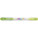 Uni Propus Window Double-Ended Highlighter 4.0mm/0.6mm Lime PUS-102 - Cafe Supply