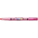 Uni Propus Window Double-Ended Highlighter 4.0mm/0.6mm Pink PUS-102 - Cafe Supply