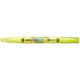 Uni Propus Window Double-Ended Highlighter 4.0mm/0.6mm Yellow PUS-102 - Cafe Supply