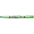 Uni Propus Window Double-Ended Highlighter 4.0mm/0.6mm Green PUS-102 - Cafe Supply