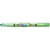 Uni Propus Window Double-Ended Highlighter 4.0mm/0.6mm Green PUS-102 - Cafe Supply