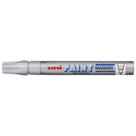 Uni Paint Marker 2.8mm Bullet Tip Silver PX-20 - Cafe Supply