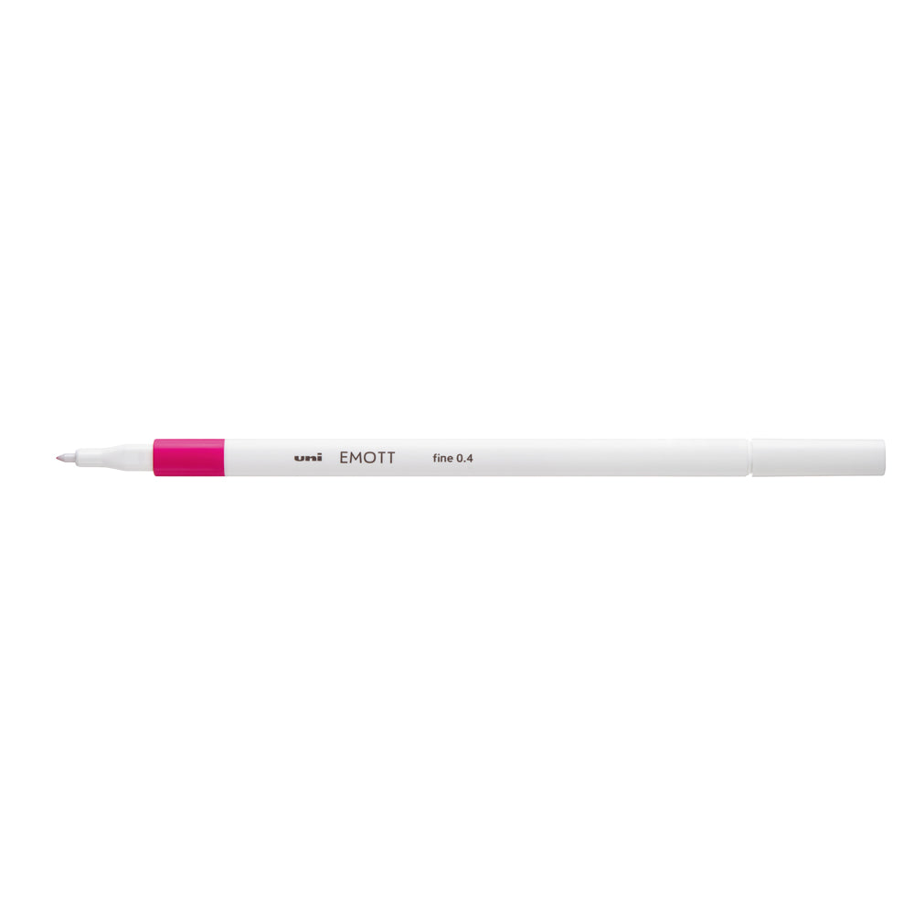 Uni Emott Everfine Fineliner 0.4mm Pink - Cafe Supply