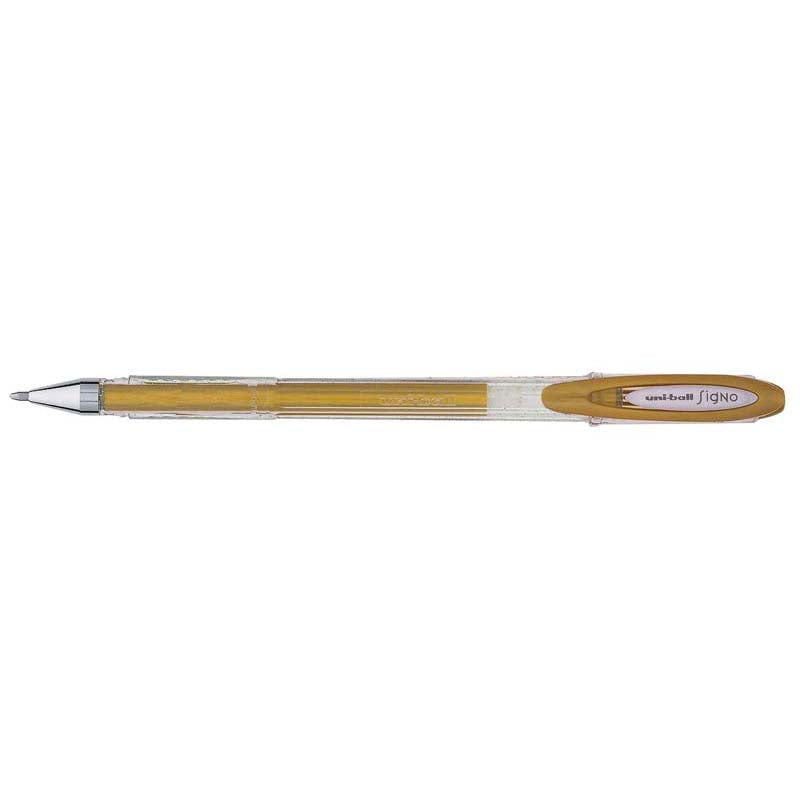 Uni-ball Signo Fine 0.7mm Capped Fine Gold UM-120 - Cafe Supply