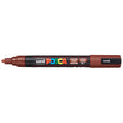 Uni Posca Marker 1.8-2.5mm Med Bullet Cacao Brown PC-5M - Cafe Supply