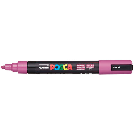 Uni Posca Marker 1.8-2.5mm Med Bullet Raspberry PC-5M - Cafe Supply