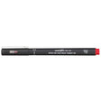 Uni Pin Fineline Permanent 0.4mm Red 04-200 - Cafe Supply