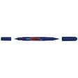 Uni Prockey Marker Dual Tip 0.4/0.9mm Blue PM-120 - Cafe Supply