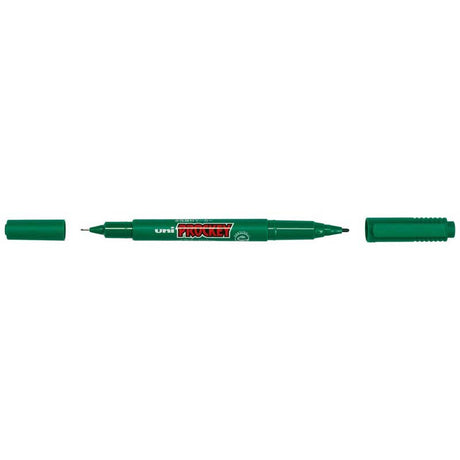Uni Prockey Marker Dual Tip 0.4/0.9mm Green PM-120 - Cafe Supply