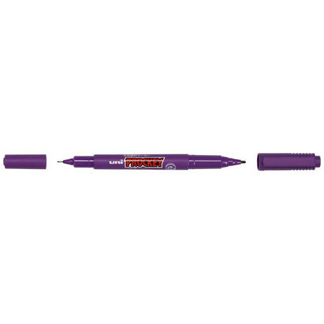 Uni Prockey Marker Dual Tip 0.4/0.9mm Violet PM-120 - Cafe Supply
