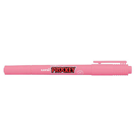 Uni Prockey Marker Dual Tip 0.4/0.9mm Pink PM-120 - Cafe Supply