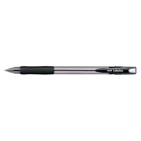 Uni Lakubo Capped Ballpoint 1.0mm Black SG-100 - Cafe Supply