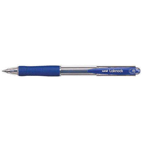Uni Laknock 0.7mm Retractable Fine Blue SN-100 - Cafe Supply