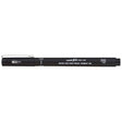 Uni Pin Fineline Permanent 0.8mm Black 08-200 - Cafe Supply