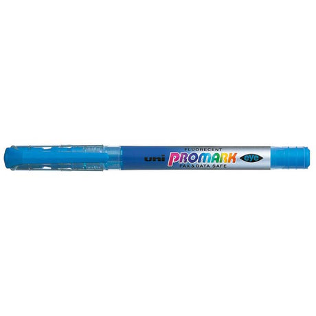 Uni Promark Highlighter 4.0mm Chisel Light Blue USP-105 - Cafe Supply