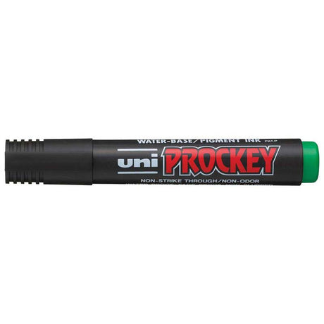 Uni Prockey Marker 5.7mm Chisel Tip Green PM-126 - Cafe Supply
