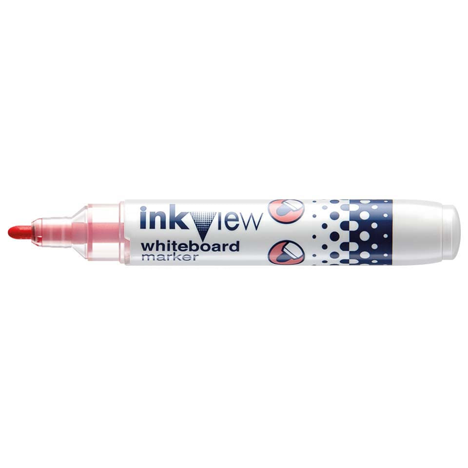 Uni Inkview 1.8-2.2mm Whiteboard Bullet Red PWB-202 - Cafe Supply