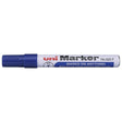 Uni Permanent Bullet Tip Marker Blue 520 - Cafe Supply