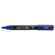 Uni Posca Marker 0.7mm Ultra-Fine Round Tip Blue PC-1M - Cafe Supply