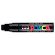 Uni Posca Marker 15.0mm Extra-Broad Chisel Black PC-17K - Cafe Supply