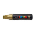 Uni Posca Marker 15.0mm Extra-Broad Chisel Gold PC-17K - Cafe Supply