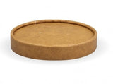 250ML / 8OZ BIOBOWL KRAFT PAPER LID - Cafe Supply