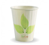 255ML / 8OZ (80MM) LEAF DOUBLE WALLBIOCUP - Cafe Supply