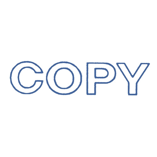 Dixon Stamp 011 Copy Blue Pre Inked - Cafe Supply