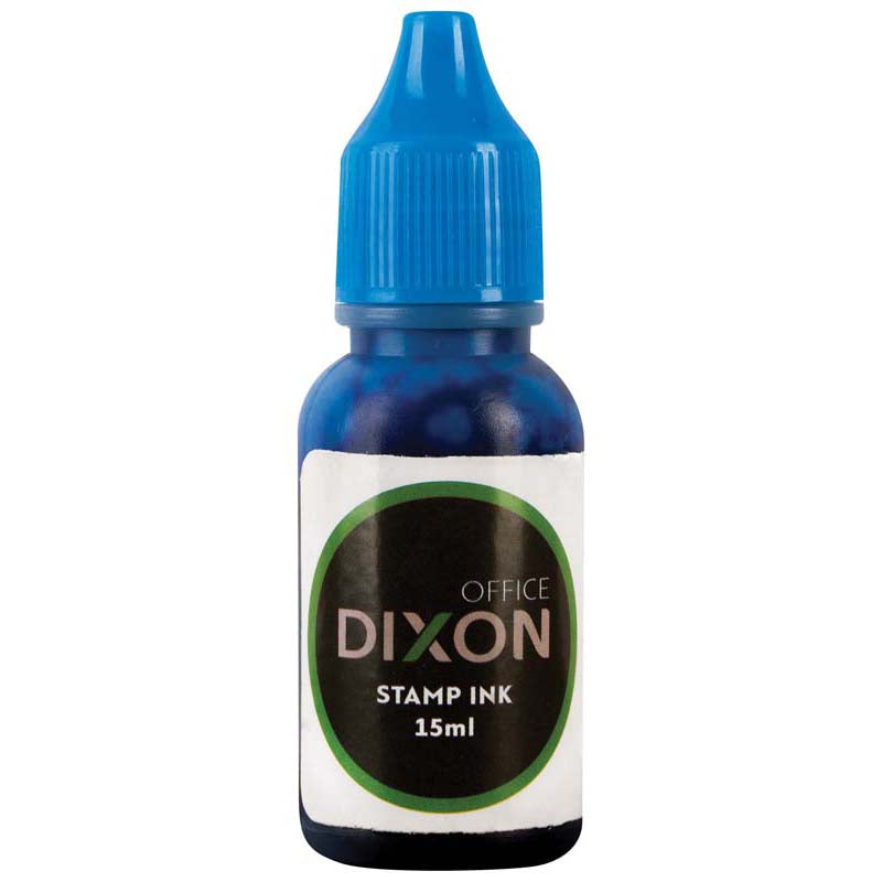 Dixon Stamp Refill Blue 15ml Pre Inked - Cafe Supply