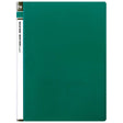 FM Display Book Green Insert Cover 20 Pocket - Cafe Supply