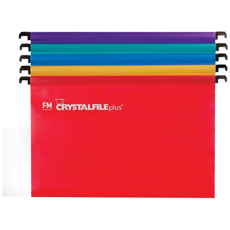 FM File Suspension Crystafile Assorted 10 Pack Plus Polyprop - Cafe Supply