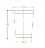 280ML CLEAR BIOCUP - Cafe Supply