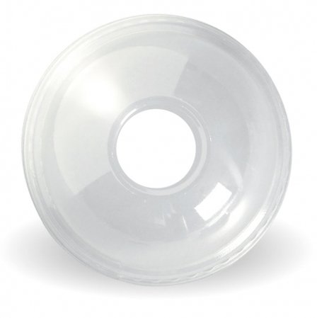 300-700ML CLEAR DOME 22MM HOLE LID - Cafe Supply
