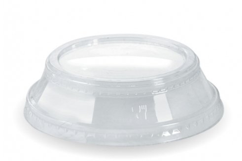 300-700ML CLEAR DOME NO HOLE LID - Cafe Supply