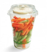 300-700ML CLEAR DOME NO HOLE LID - Cafe Supply