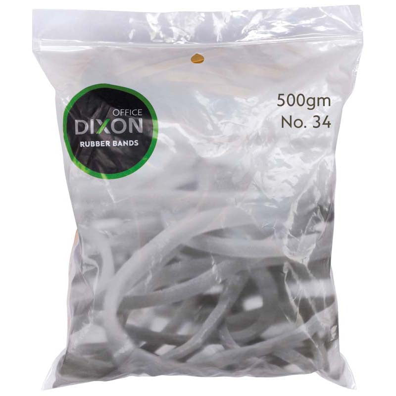 Dixon Rubber Bands 500gm No.34 - Cafe Supply