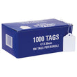 Globe Hardware Tags Strung 26H 47x30mm Box 1000 - Cafe Supply