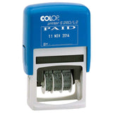 Colop Stamp Dater S260 L2 Paid Stamp Dual Colour - Cafe Supply