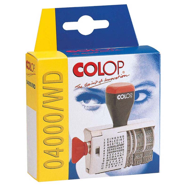 Colop Stamp Dater Band 04000WD 4mm Date And 12 Textplates - Cafe Supply