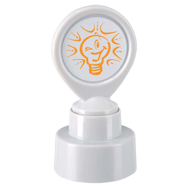 Colop Motivational Stamp Orange Light Bulb - Cafe Supply