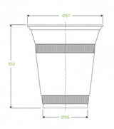 360ML CLEAR BIOCUP - Cafe Supply