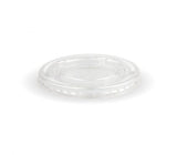 390-650/12-22OZ 90MM PET PAPER COLD CUP CLEAR FLAT LID - Cafe Supply