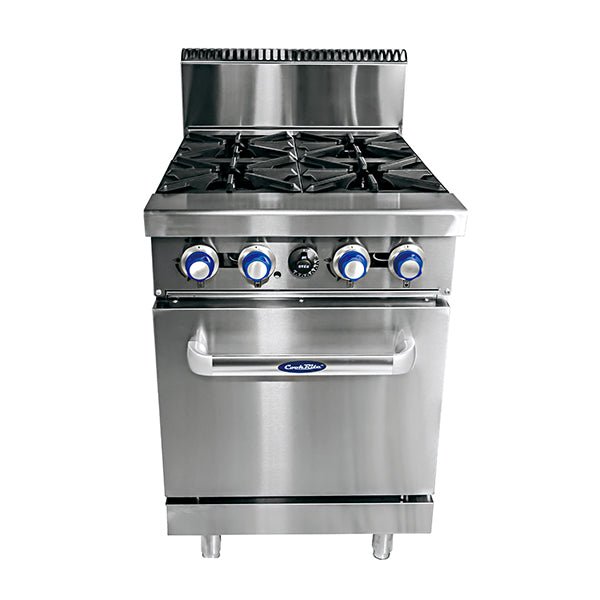4 BURNER WITH OVEN W610 X D790 X H1165 | COOKRITE 1 ATO-4B-F-LPG - Cafe Supply