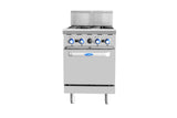 4 BURNERS WITH OVEN NG AT80G4B-O-NG - Cafe Supply