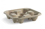 4 CUP BIOCUP TRAY - Cafe Supply