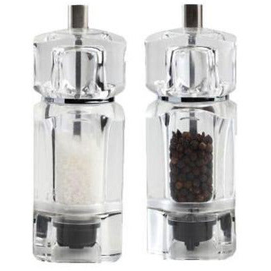 T&G Cubic Salt & Pepper Pair 140Mm - Cafe Supply