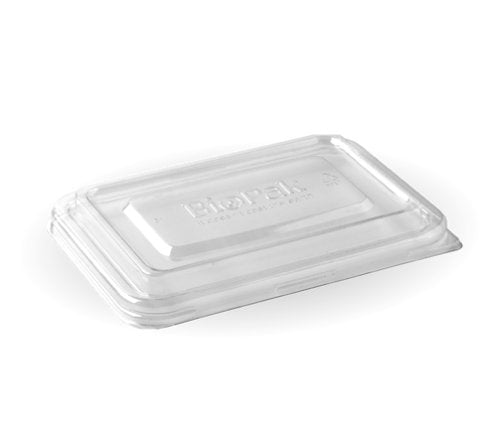 500 & 600ML CLEAR RPET TAKEAWAY BASE LID - Cafe Supply