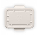 500 & 600ML WHITE BIOCANE TAKEAWAY BASE LID - Cafe Supply