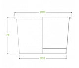 550ML / 16OZ WHITE BIOBOWL - Cafe Supply